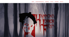 Desktop Screenshot of hammondhorrorfest.org