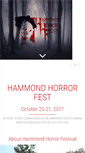 Mobile Screenshot of hammondhorrorfest.org